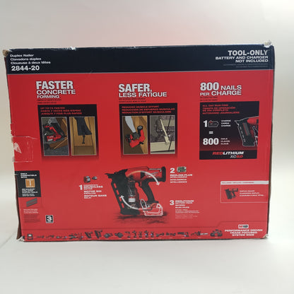 Milwaukee 2844-20 M18 18V Duplex Nailer