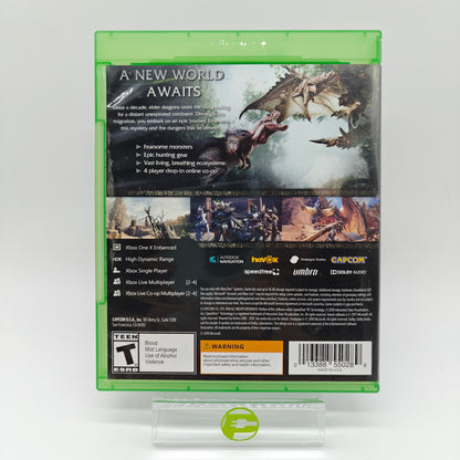 Monster Hunter: World (Microsoft Xbox One, 2018)