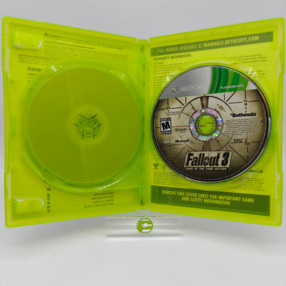 Fallout 3 [Game of the Year] (Microsoft Xbox 360, 2009)