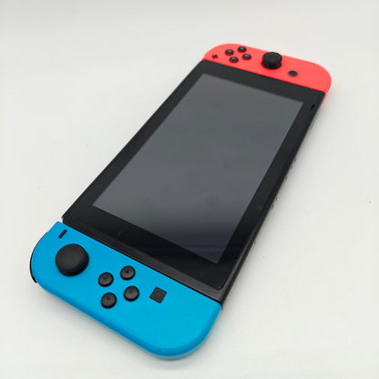 Nintendo Switch v1 Video Game Console HAC-001 Red/Blue