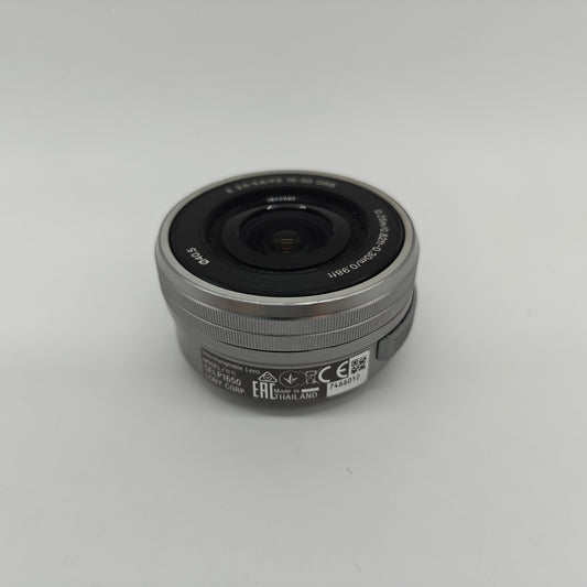 Sony SELP1650 16-50mm OSS f/3.5-5.6 PZ E-Mount Power Zoom Lens Silver