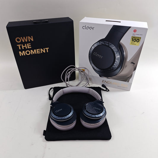 Cleer Enduro 100 Wireless Over-Ear Bluetooth Headphones Navy