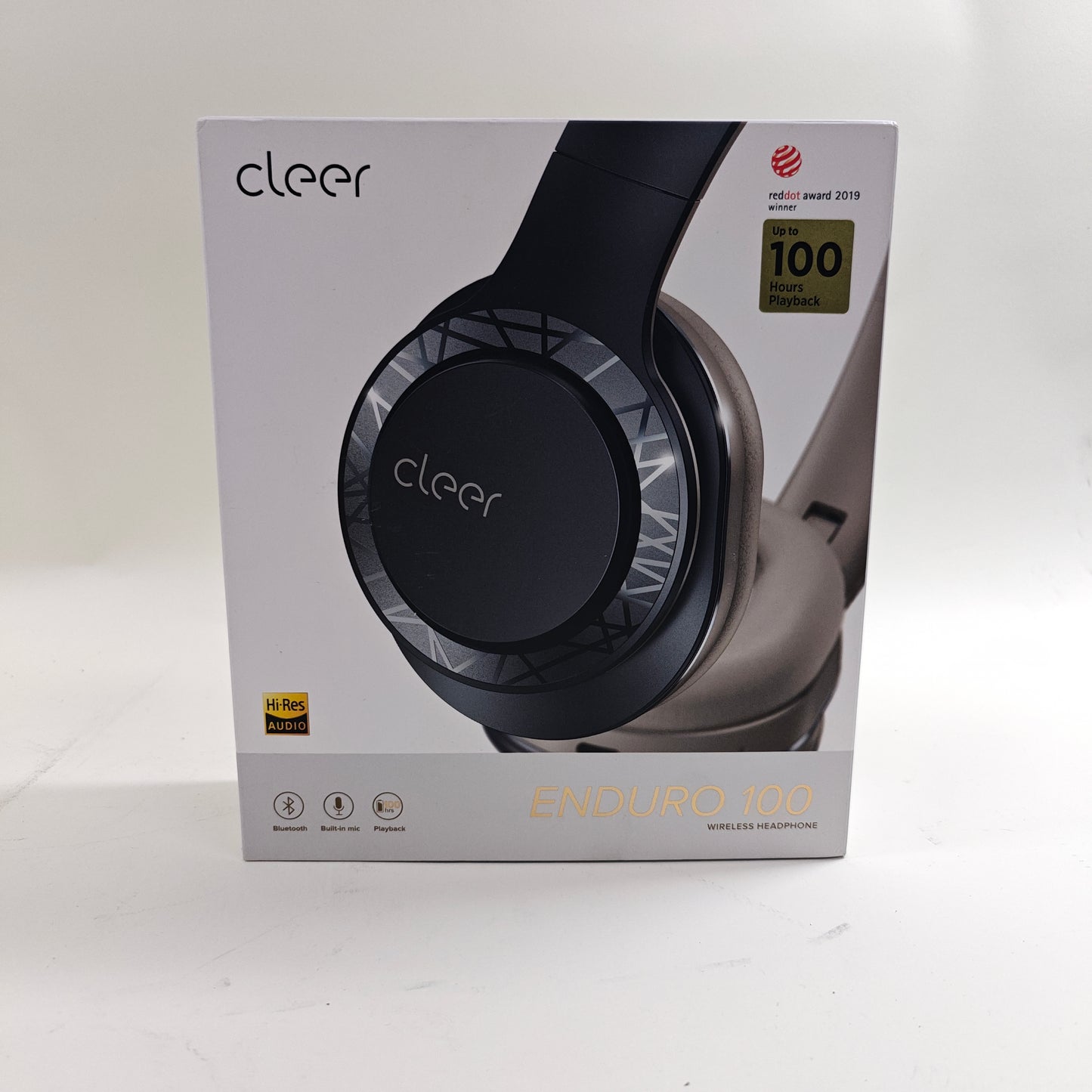 Cleer Enduro 100 Wireless Over-Ear Bluetooth Headphones Navy