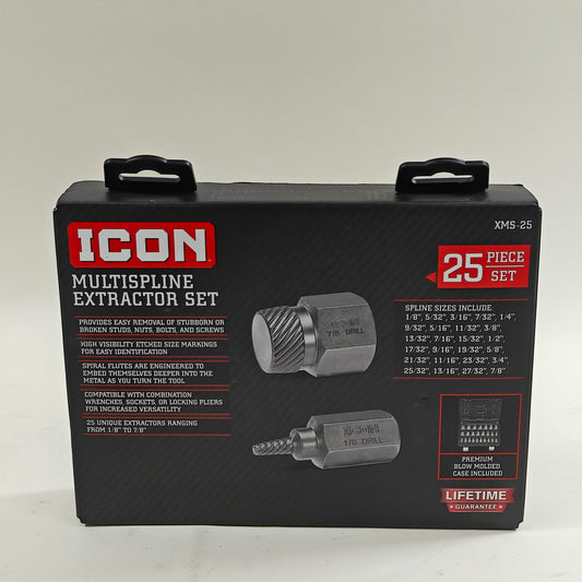 New ICON XMS-25 Multispline Extractor Set