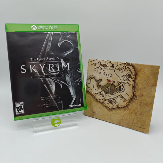 Elder Scrolls V: Skyrim Special Edition (Microsoft Xbox One, 2016) with Map