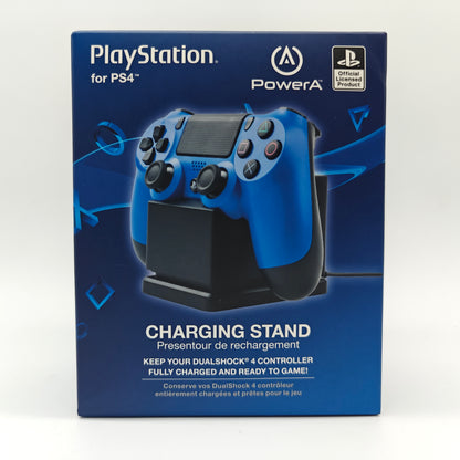 New PowerA Charging Stand Black 1346333-02 For Playstation 4 PS4