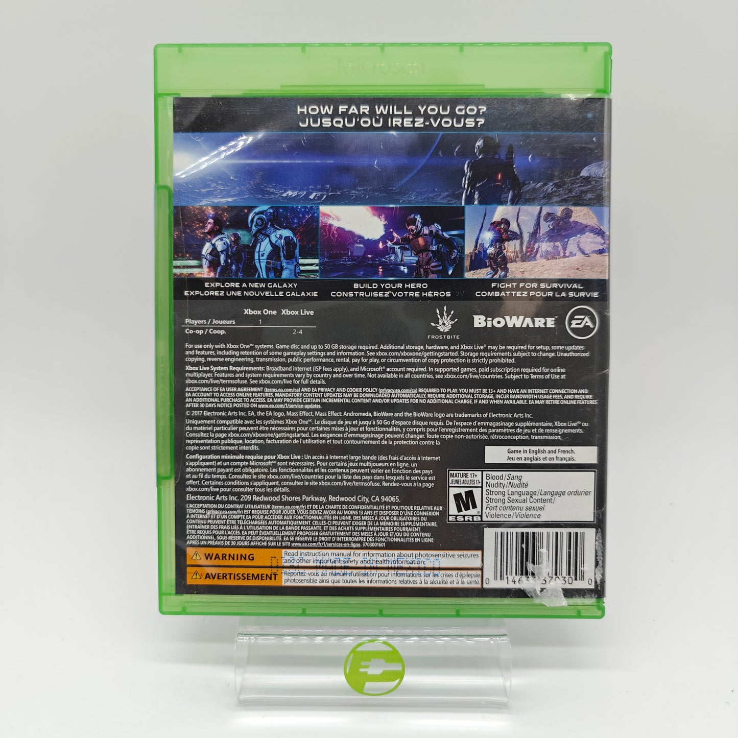 Mass Effect Andromeda (Microsoft Xbox One, 2017)