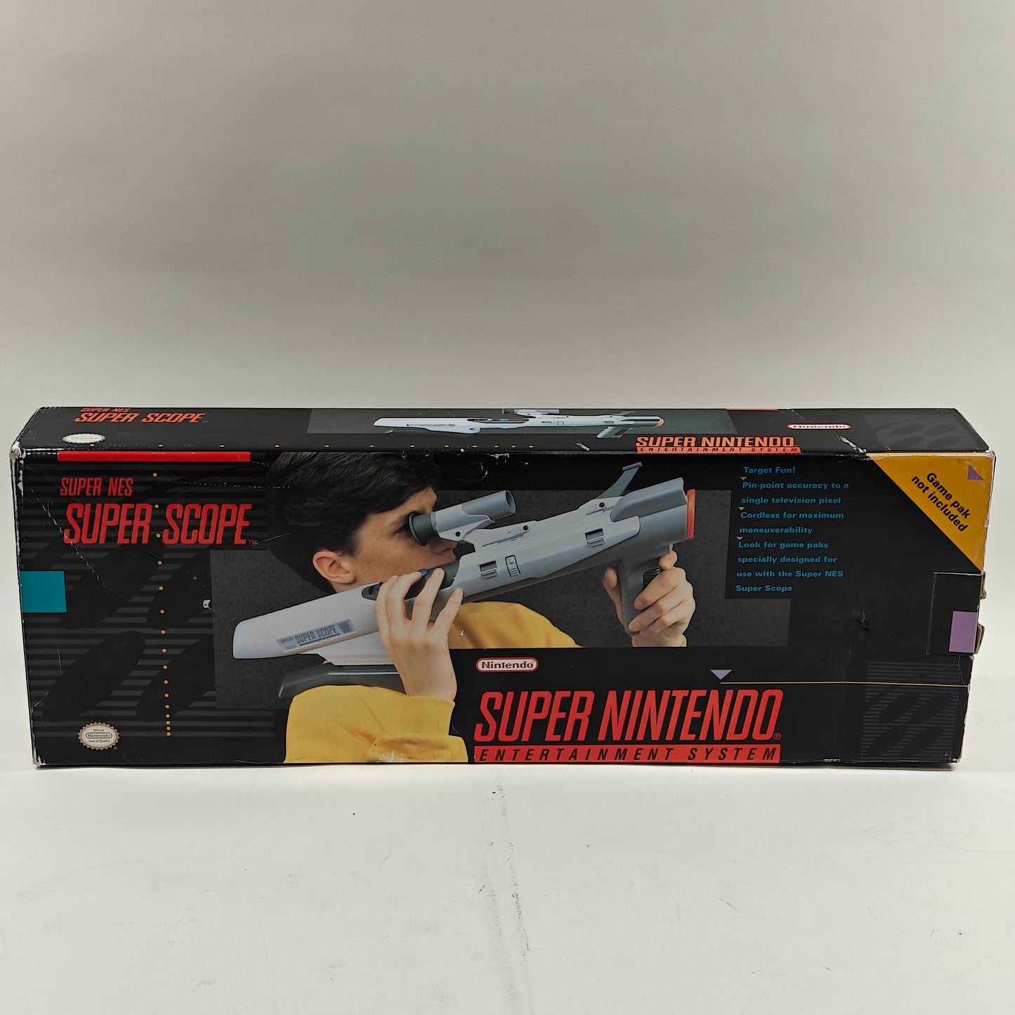 Nintendo SNES Super Scope Gray SNS-013 CIB