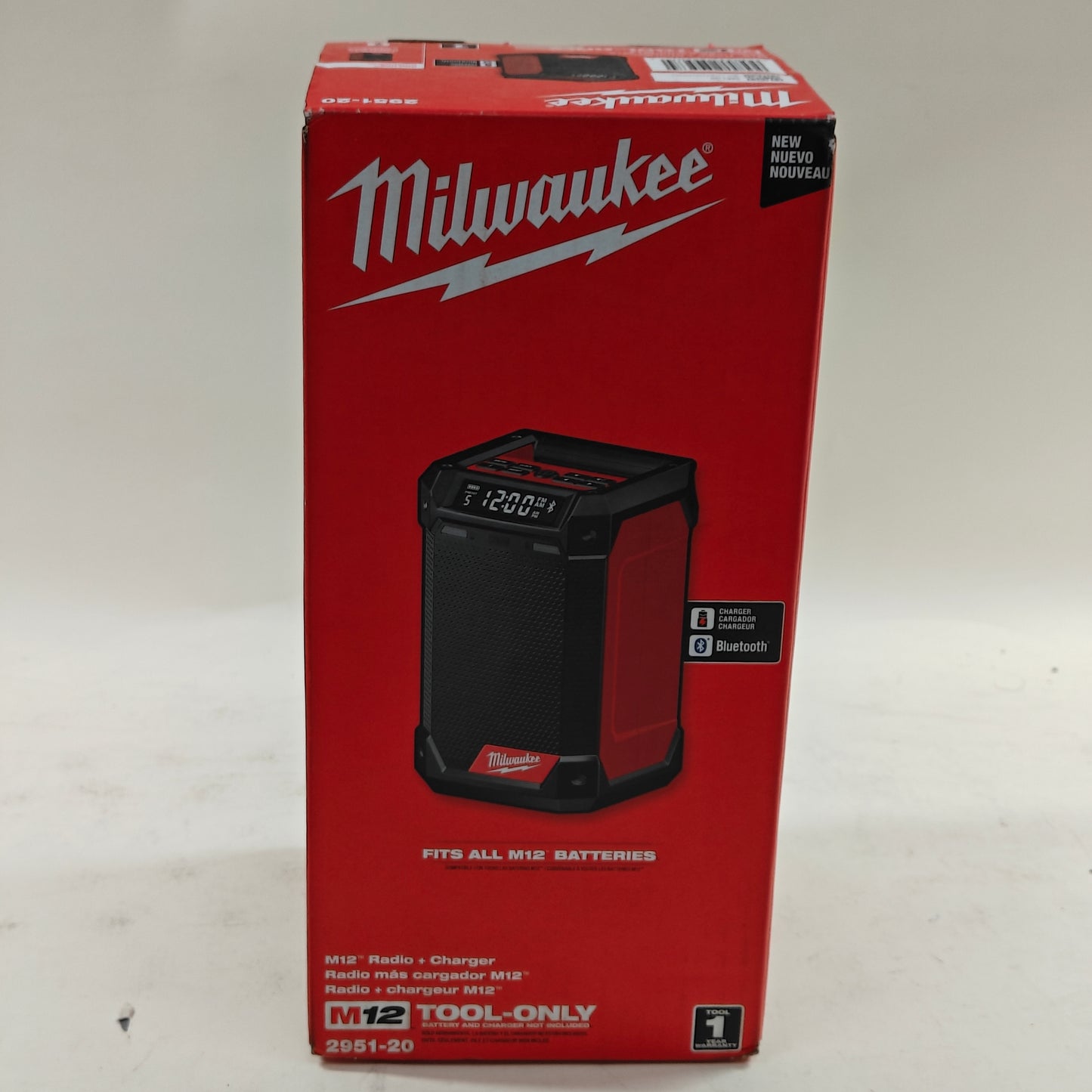 New Milwaukee 2951-20 M12 M12 Radio + Charger