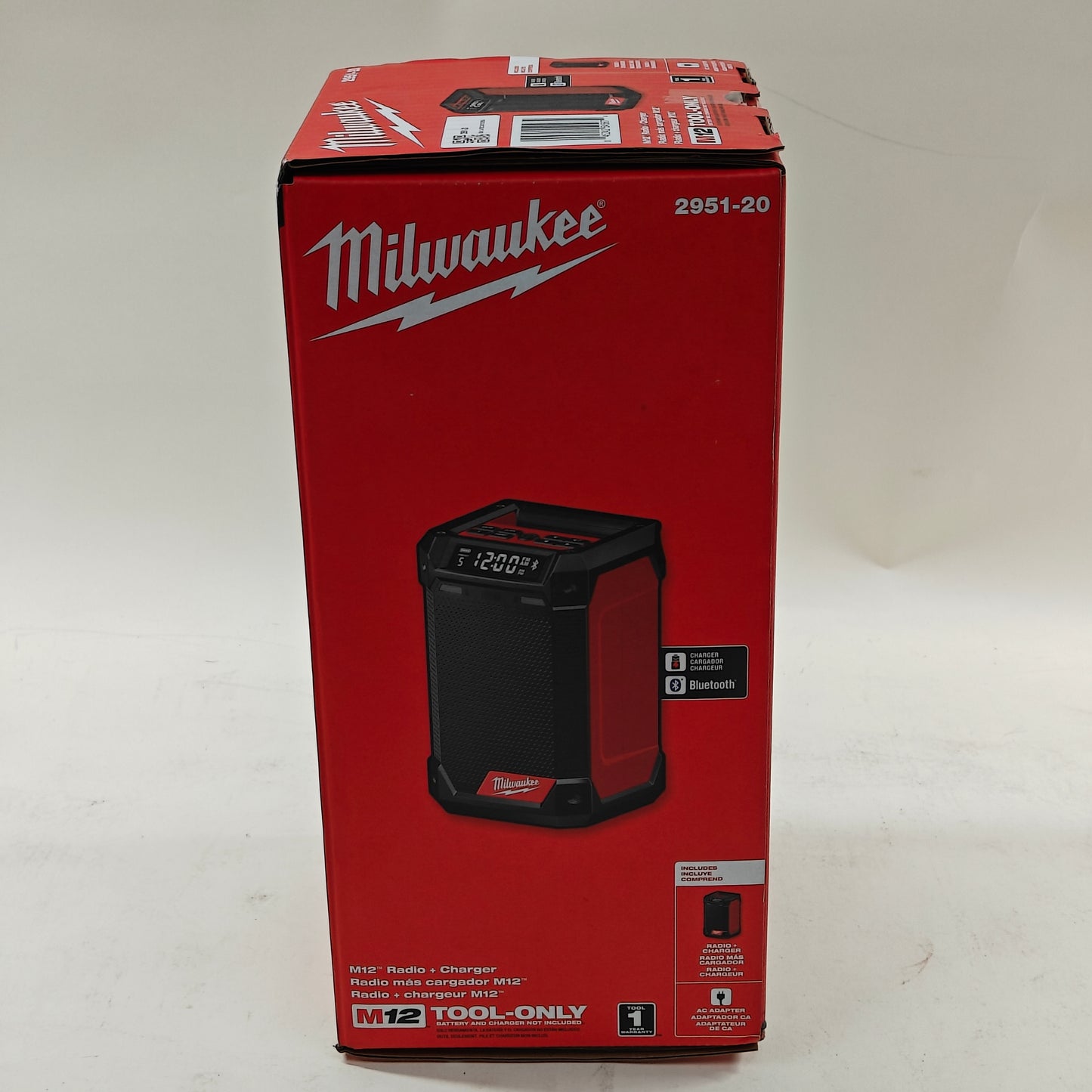 New Milwaukee 2951-20 M12 M12 Radio + Charger