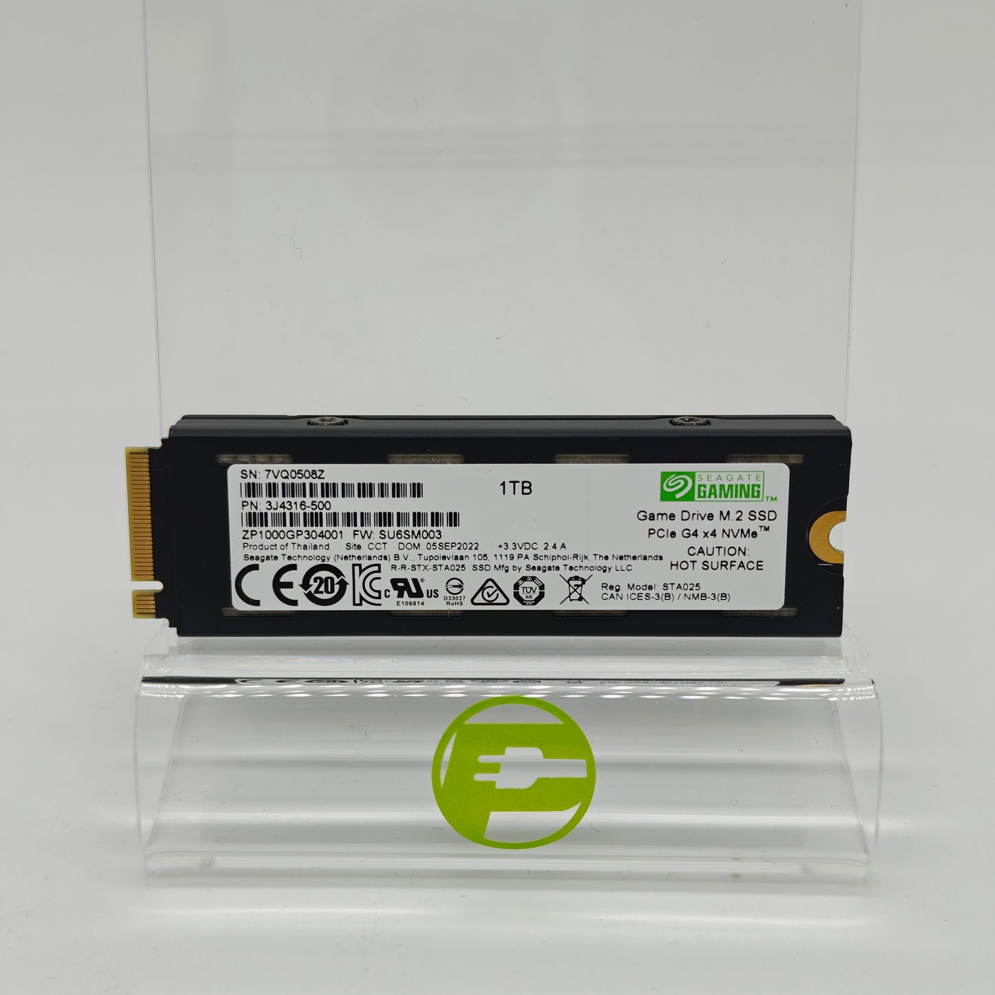 Seagate Game Drive M.2 1TB PCIe Gen4 NVMe SSD ZP1000GP3A4001