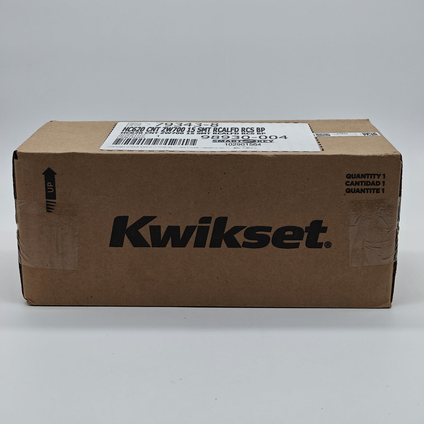 New Kwikset HomeConnect 620 Keypad Connected Smart Lock Satin Nickel 98930-004