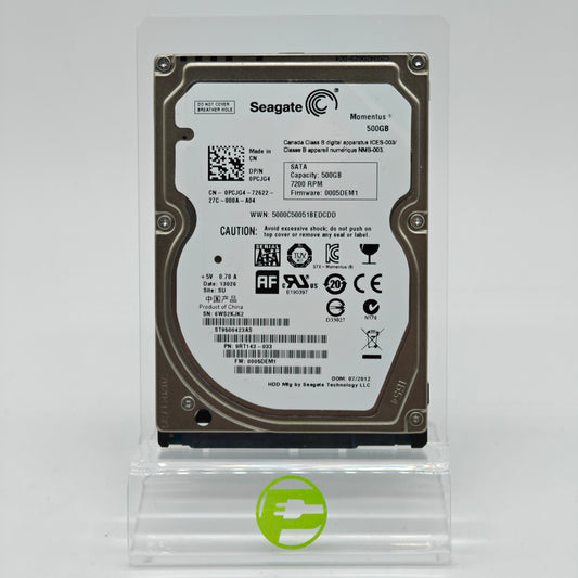 Seagate 2.5" Momentus 500GB SATA HDD ST9500423AS Hard Drive