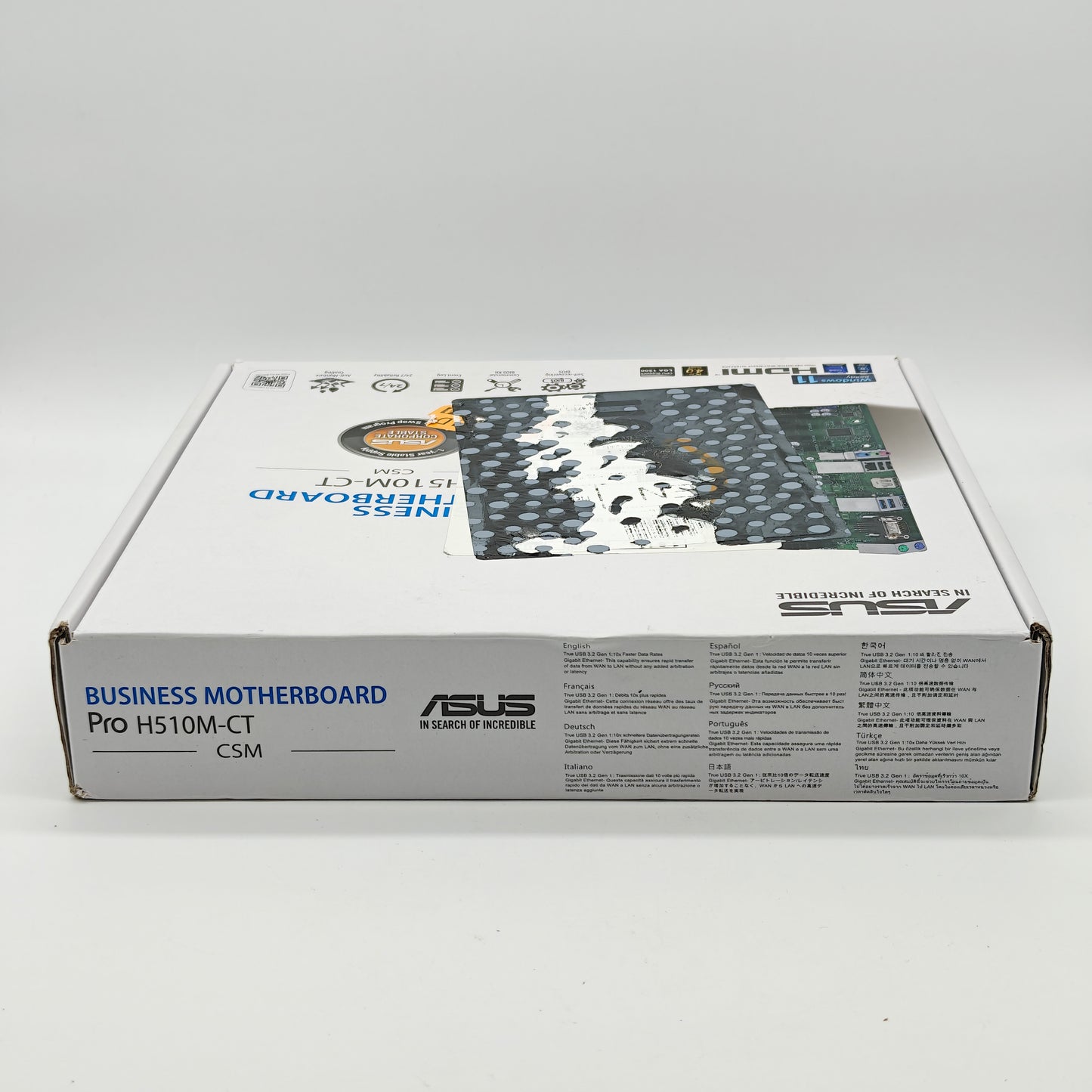 New ASUS Pro H510M-CT/CSM LGA1200 microATX Business Motherboard