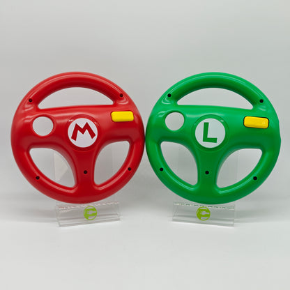 Nintendo Mario Kart 8 Wii U Racing Wheel Set Red/Green WIU-077U