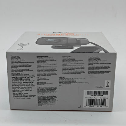 New Logitech Streamcam Plus HD Webcam 960-001280