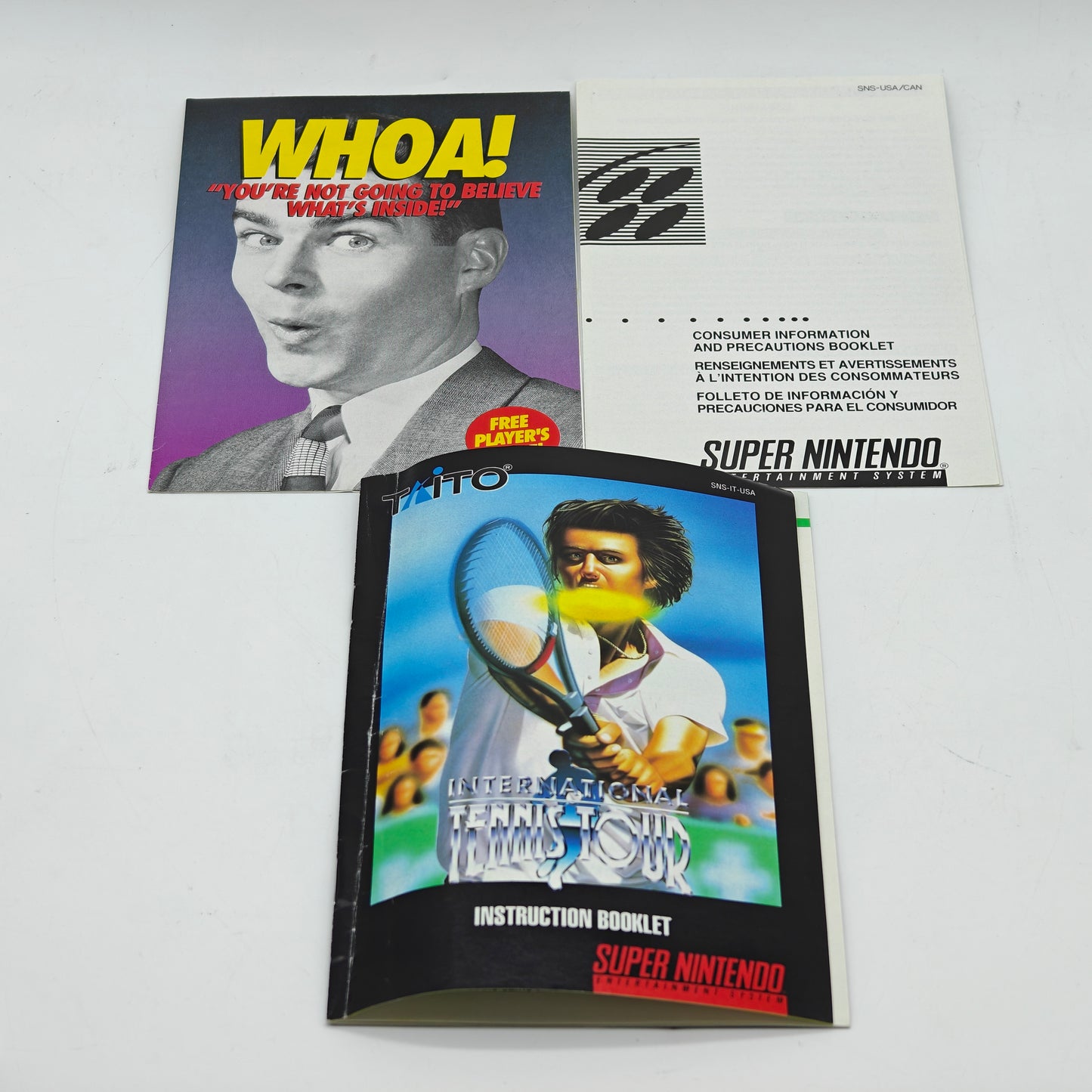 International Tennis Tour (Super Nintendo SNES, 1993)