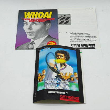 International Tennis Tour (Super Nintendo SNES, 1993)