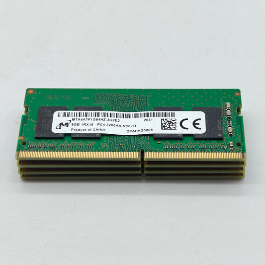 Lot of 4 Micron 8GB 1Rx16 PC4-3200AA-SC0-11 RAM DDR4 3200MHz MTA4ATF1G64HZ-3G2E2
