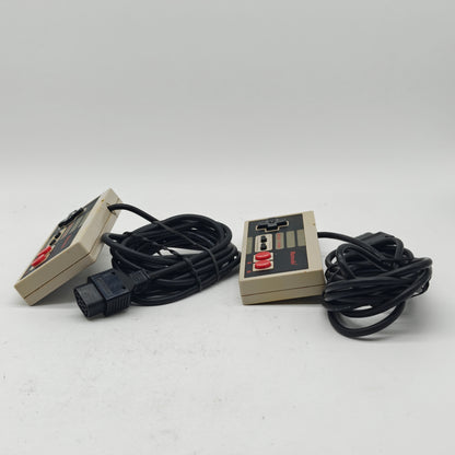 Lot of 2 Nintendo NES Original Controller NES-004 Gray