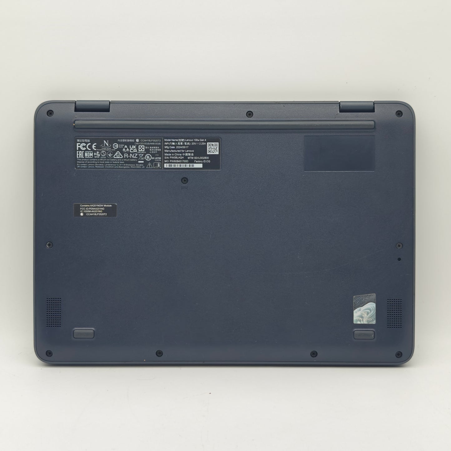 Lenovo 100w Gen 4 11.6" N100 800MHz 4GB RAM 128GB HDD