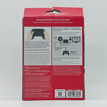 New Nintendo Switch 2 Pro Controller Controller 123674 Black