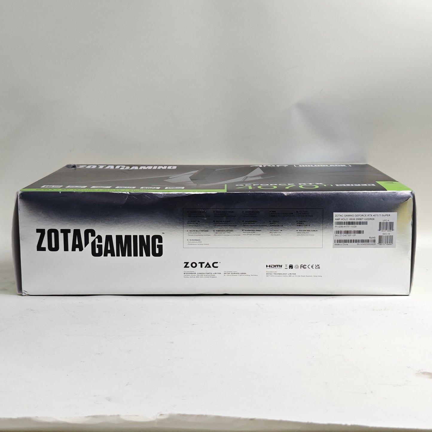 New Zotac GeForce RTX 4070 Ti SUPER AMP Holo 16GB GDDR6X Graphics Card 