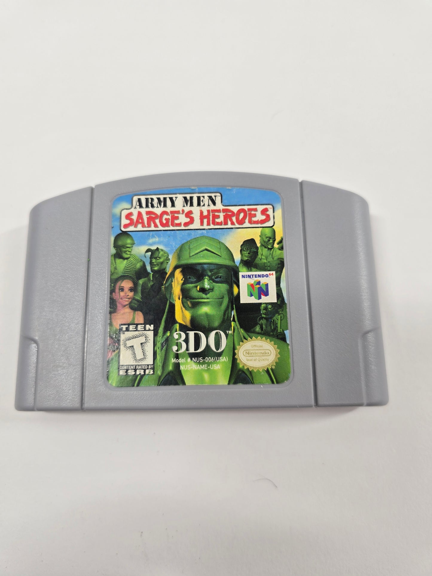 Army Men Sarge's Heroes  (Nintendo 64 N64,  1995) Cartridge Only
