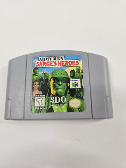 Army Men Sarge's Heroes  (Nintendo 64 N64,  1995) Cartridge Only