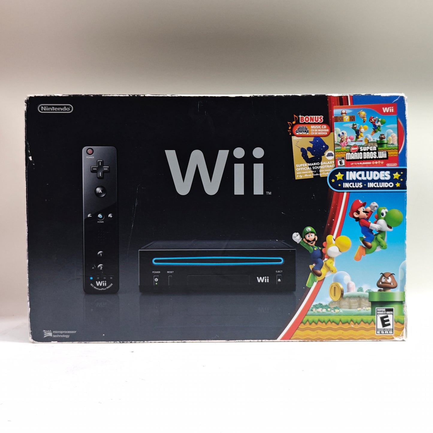 Nintendo Wii Video Game Console RVL-101 Black New Super Mario Bros Wii Bundle
