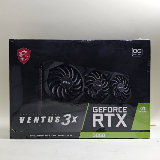 New MSI GeForce RTX 3060 12GB GDDR6 Graphics Card 912-V397-051