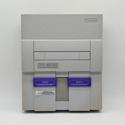 Super Nintendo Entertainment System SNES Video Game Console SNS-001 Gray