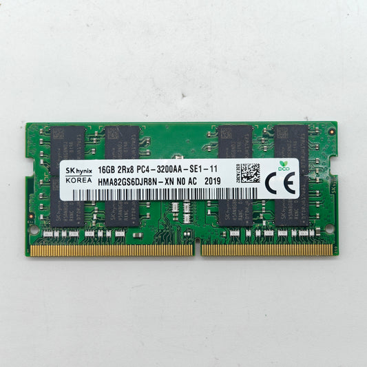 SK Hynix 16GB 2Rx8 PC4-3200AA-SE1-11 (1x16GB) RAM DDR4 3200MHz HMA82GS6DJR8N-XN