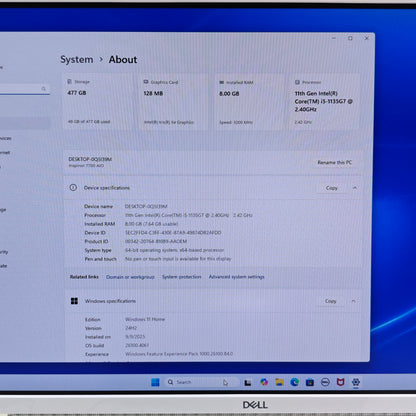 Dell Inspiron 7700 7700 27" i5-1135G7 2.40GHz 8GB RAM