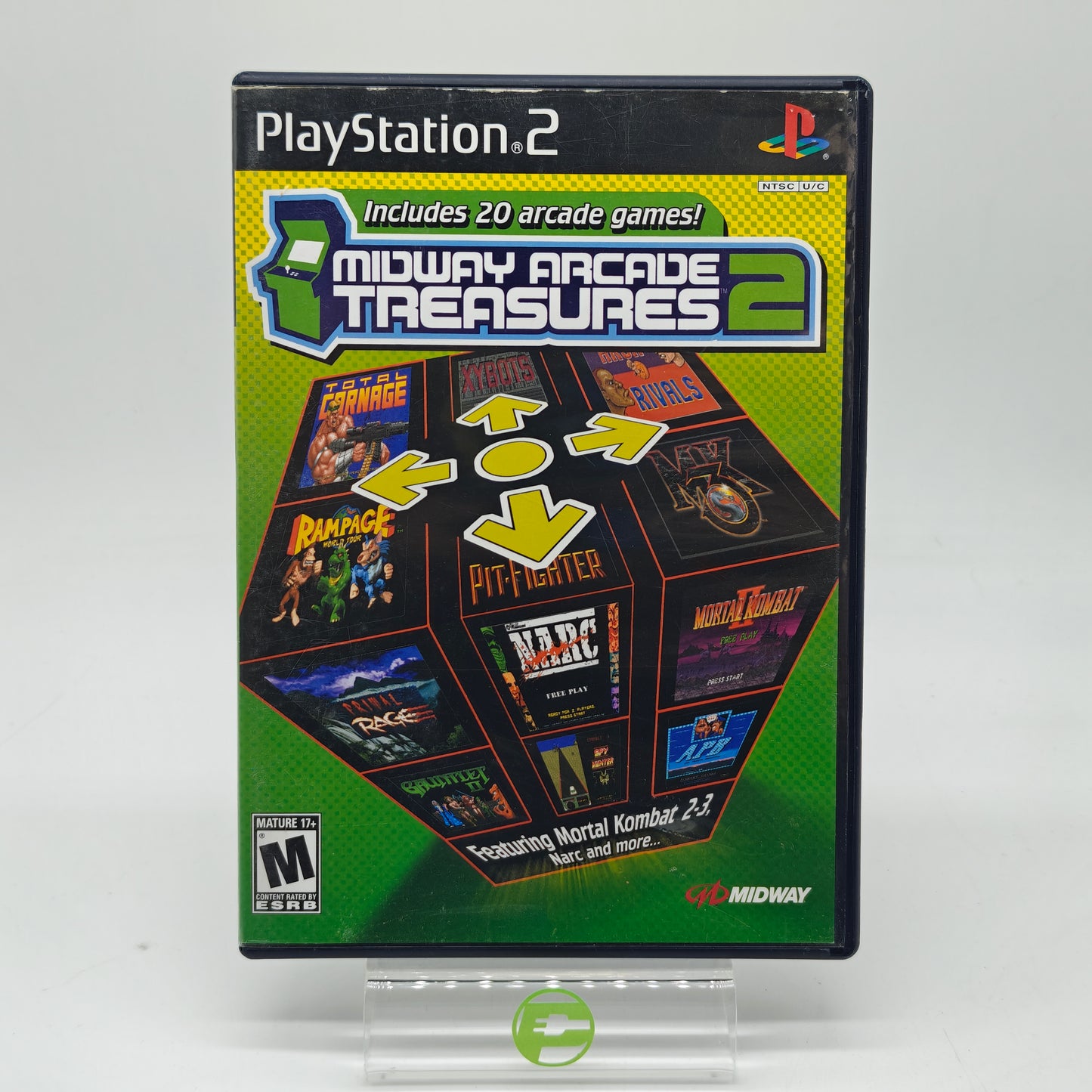 Midway Arcade Treasures 2 (Sony PlayStation 2 PS2, 2004) CIB