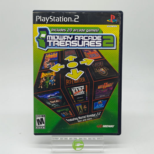 Midway Arcade Treasures 2 (Sony PlayStation 2 PS2, 2004) CIB