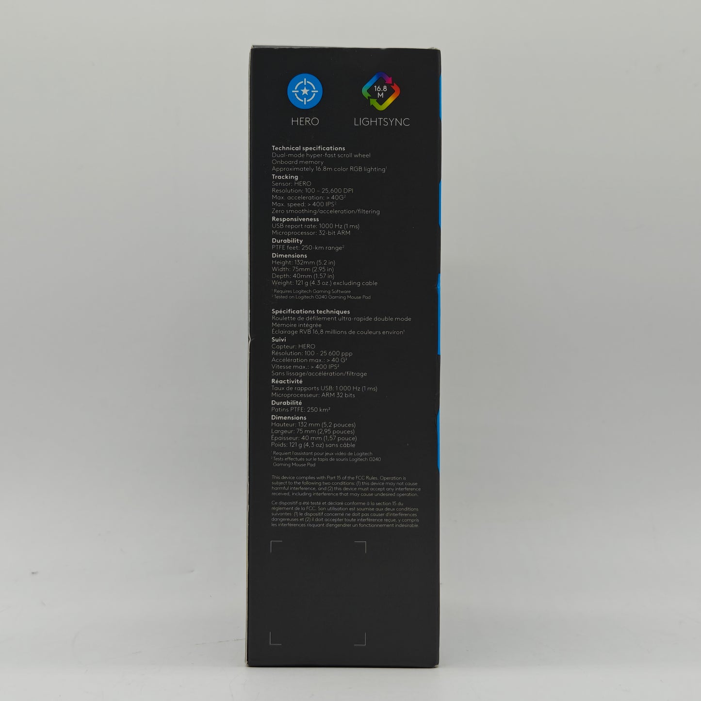 New Logitech G502 Hero Black 910-005469 For PC
