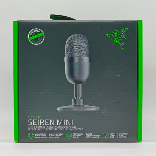 New Razer Seiren Mini Ultra-Compact Condenser Microphone RZ19-03450100-R3U1