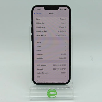 Factory Unlocked Apple iPhone 13 128GB Green MNG33LL/A