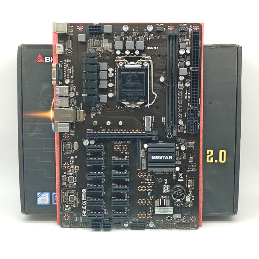 New Biostar TB360-BTC LGA 1151 ATX Crypto Mining Motherboard