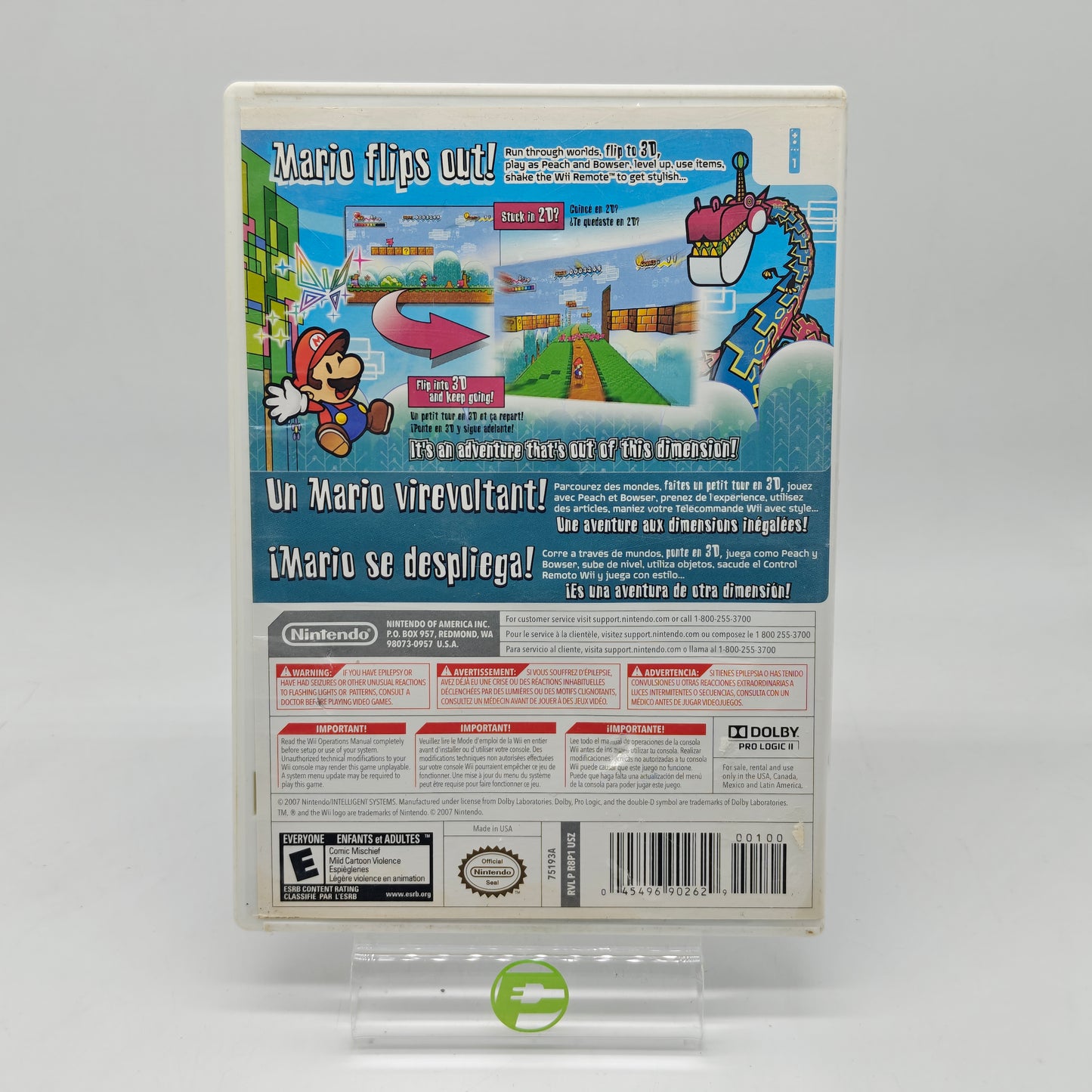 Super Paper Mario [Nintendo Selects] (Nintendo Wii, 2011)