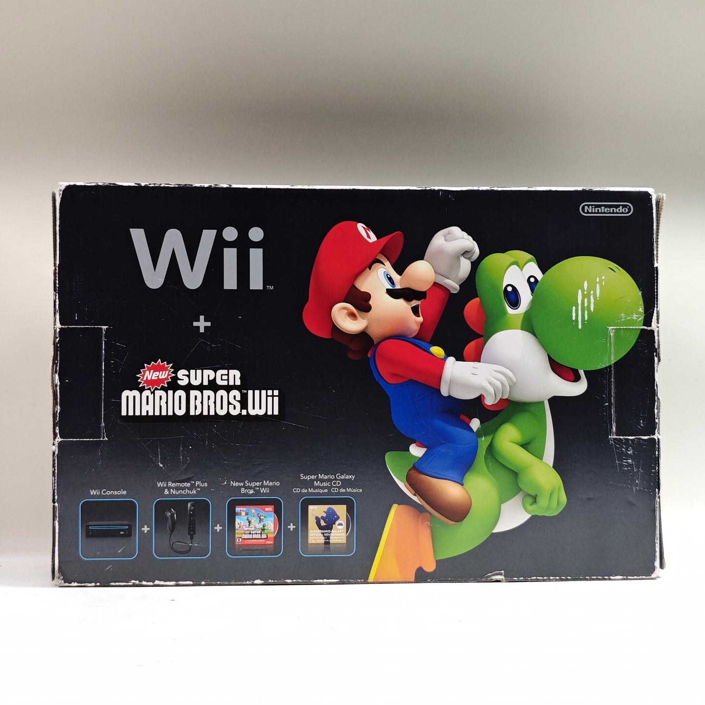 Nintendo Wii Video Game Console RVL-101 Black New Super Mario Bros Wii Bundle
