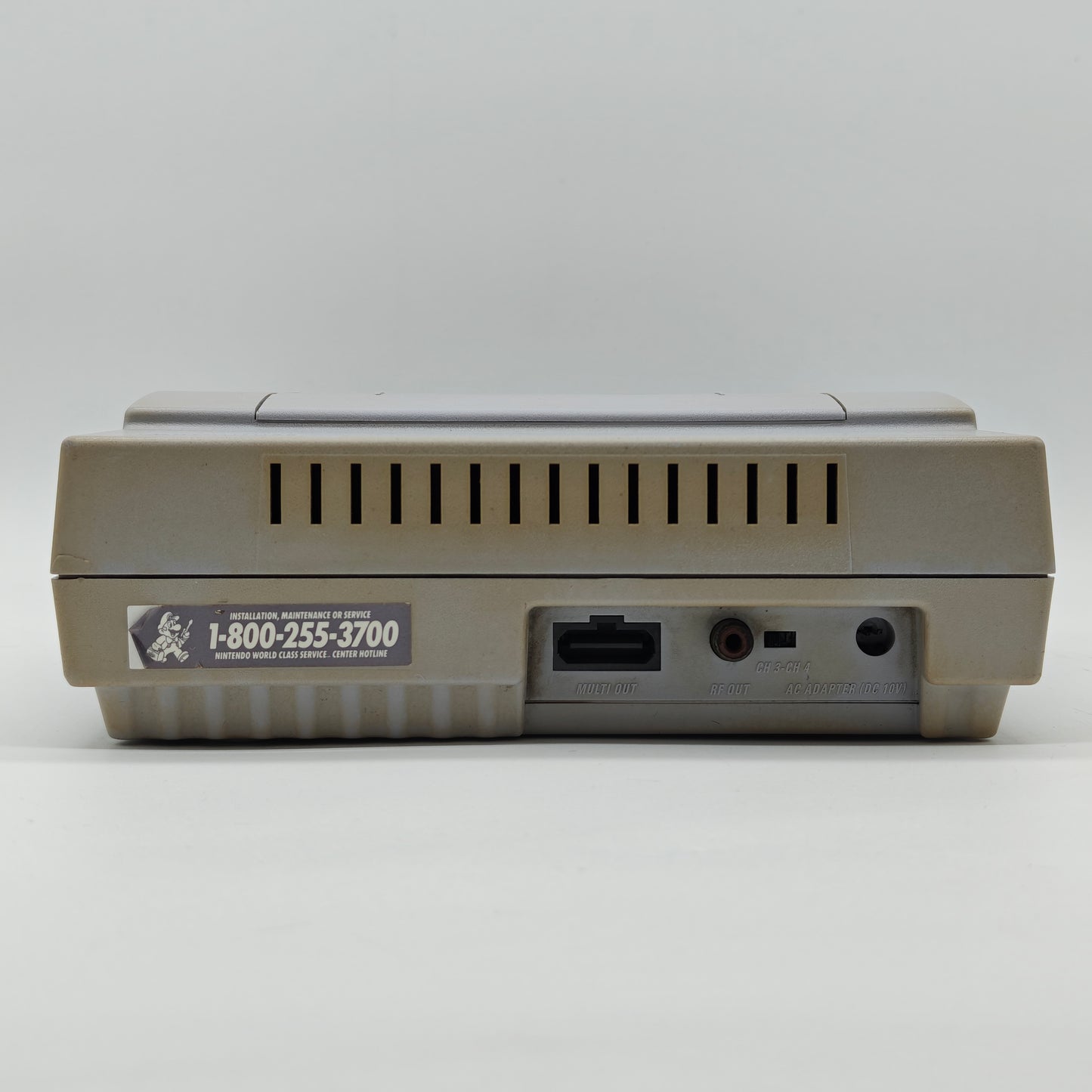Super Nintendo Entertainment System SNES Video Game Console SNS-001 Gray