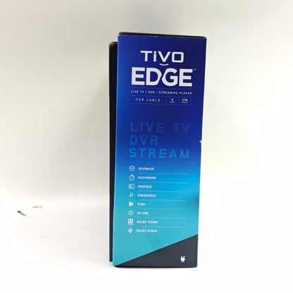 TiVO Edge Streaming Media Device Black MG3-R/ZP0J/0322/2000
