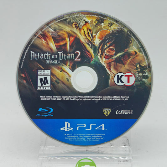 Attack on Titan 2 (Sony PlayStation 4 PS4, 2018) Disc Only