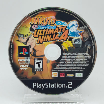 Ultimate Ninja 4: Naruto Shippuden (Sony PlayStation 2 PS2, 2009) Disc Only