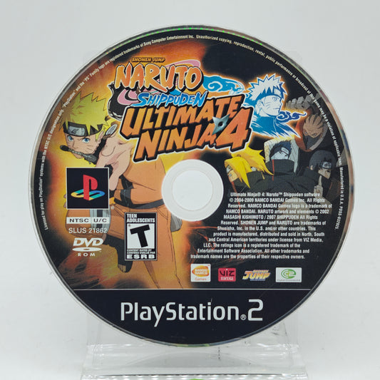 Ultimate Ninja 4: Naruto Shippuden (Sony PlayStation 2 PS2, 2009) Disc Only