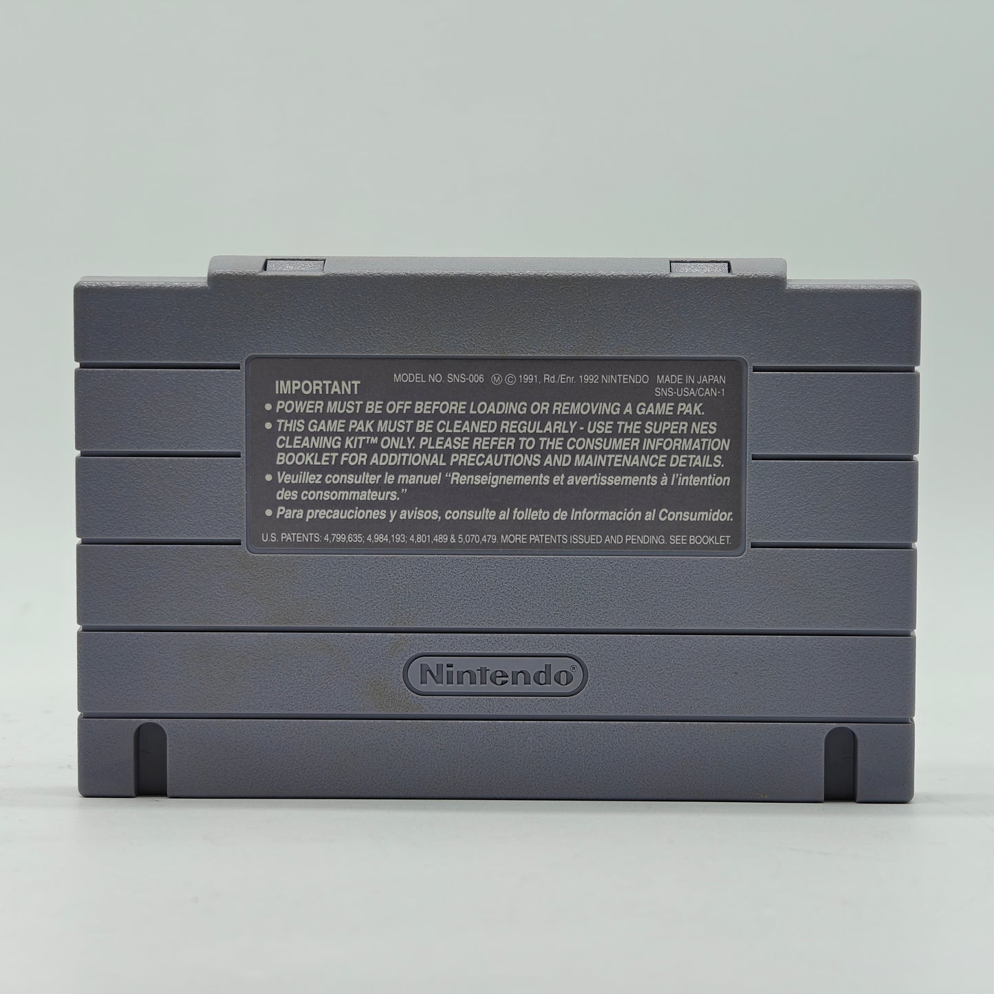 International Tennis Tour (Super Nintendo SNES, 1993)