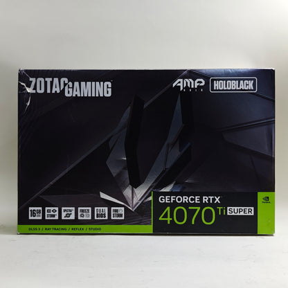 New Zotac GeForce RTX 4070 Ti SUPER AMP Holo 16GB GDDR6X Graphics Card 