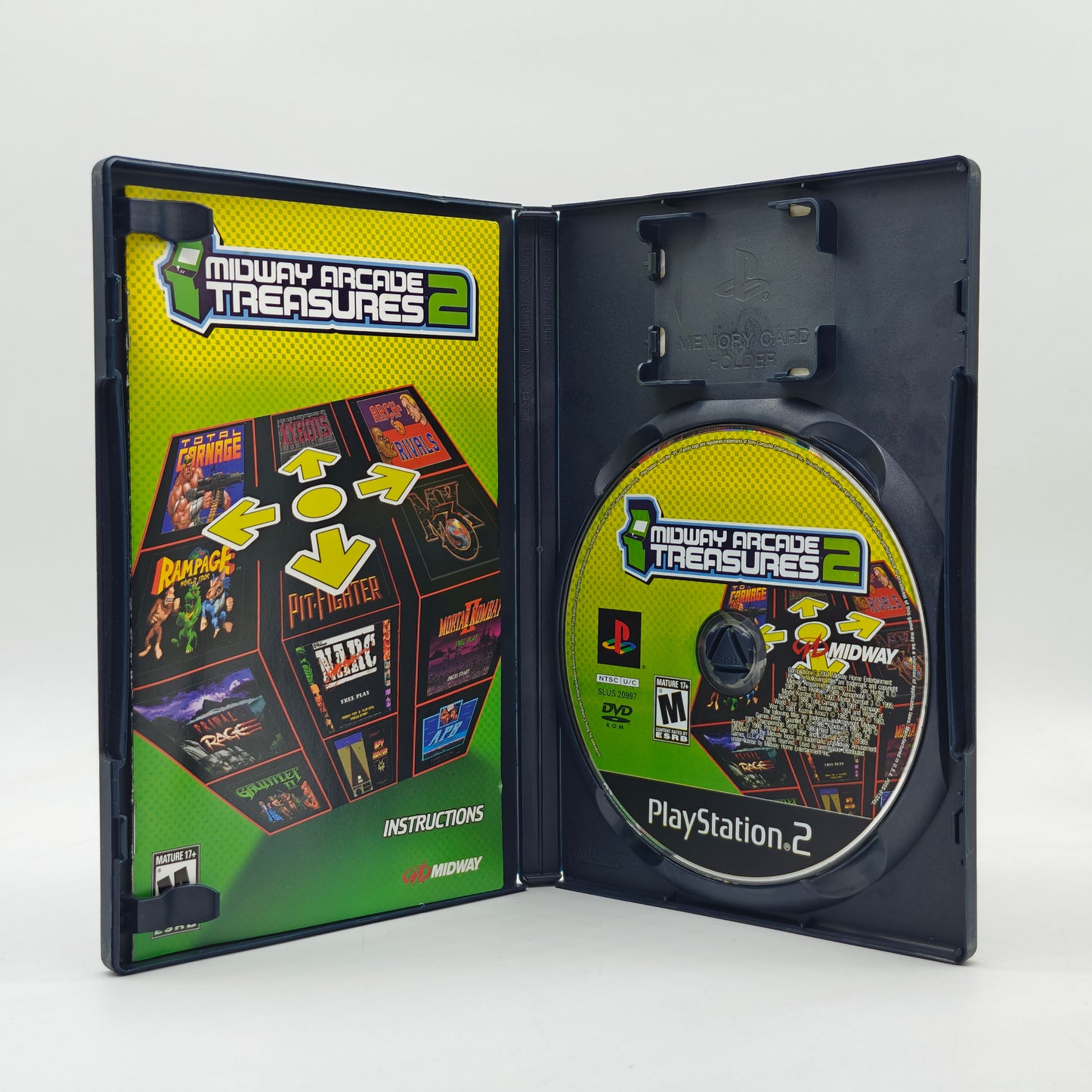 Midway Arcade Treasures 2 (Sony PlayStation 2 PS2, 2004) CIB